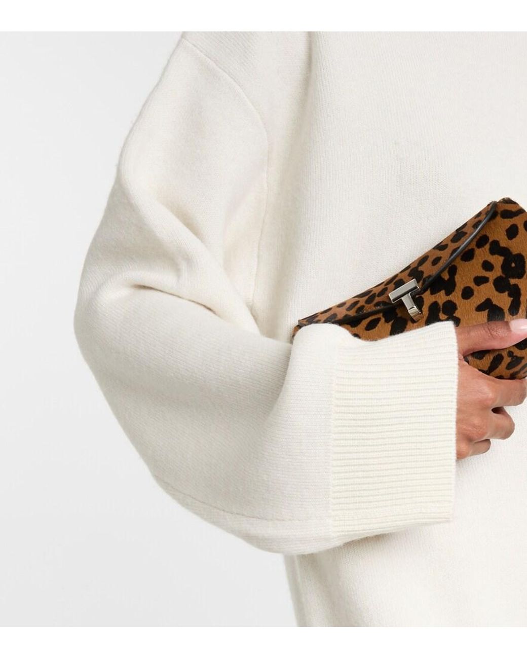 Totême Natural Wool And Cashmere-Blend Sweater Dress