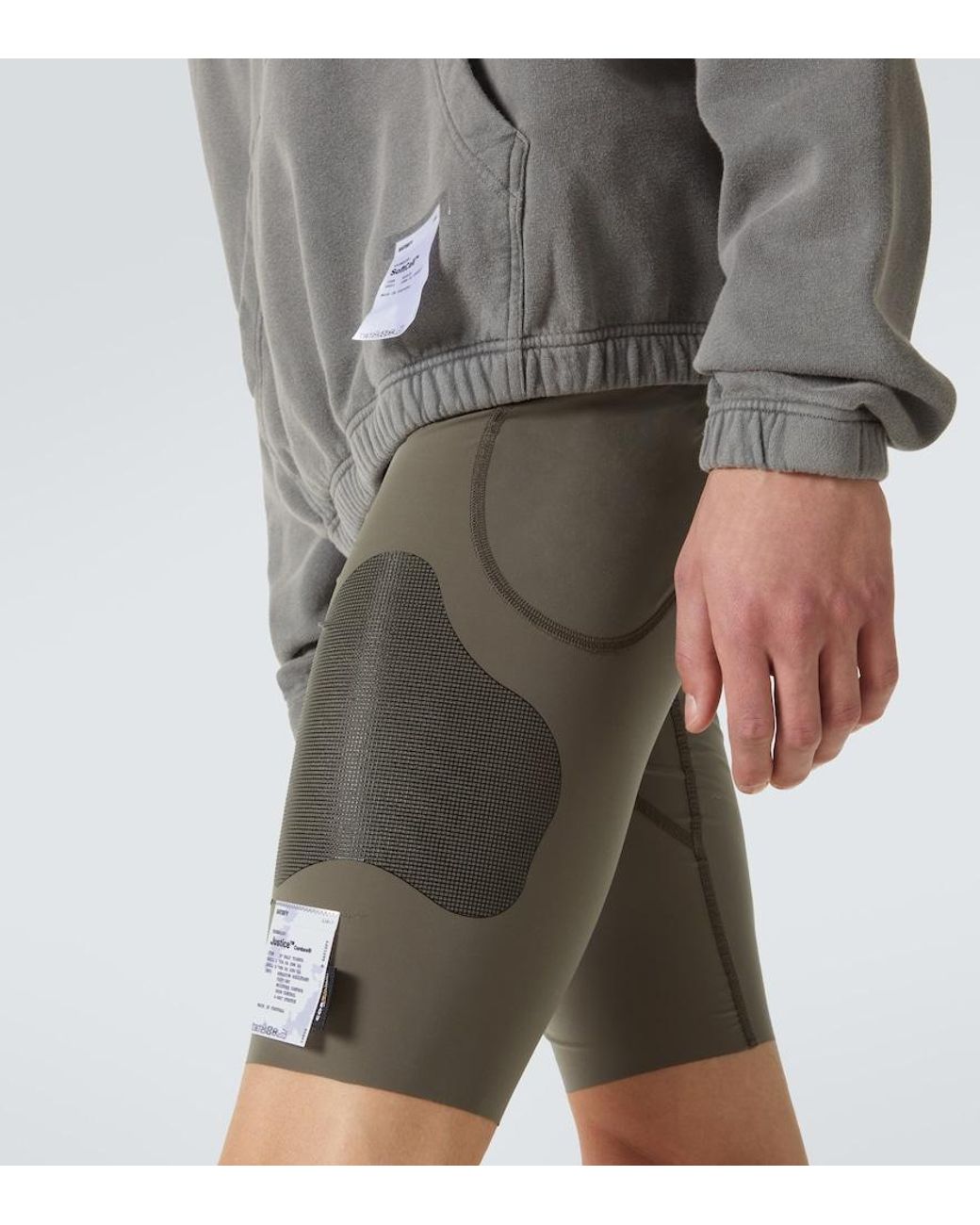Satisfy Gray Justice Cordura Running Tights for men