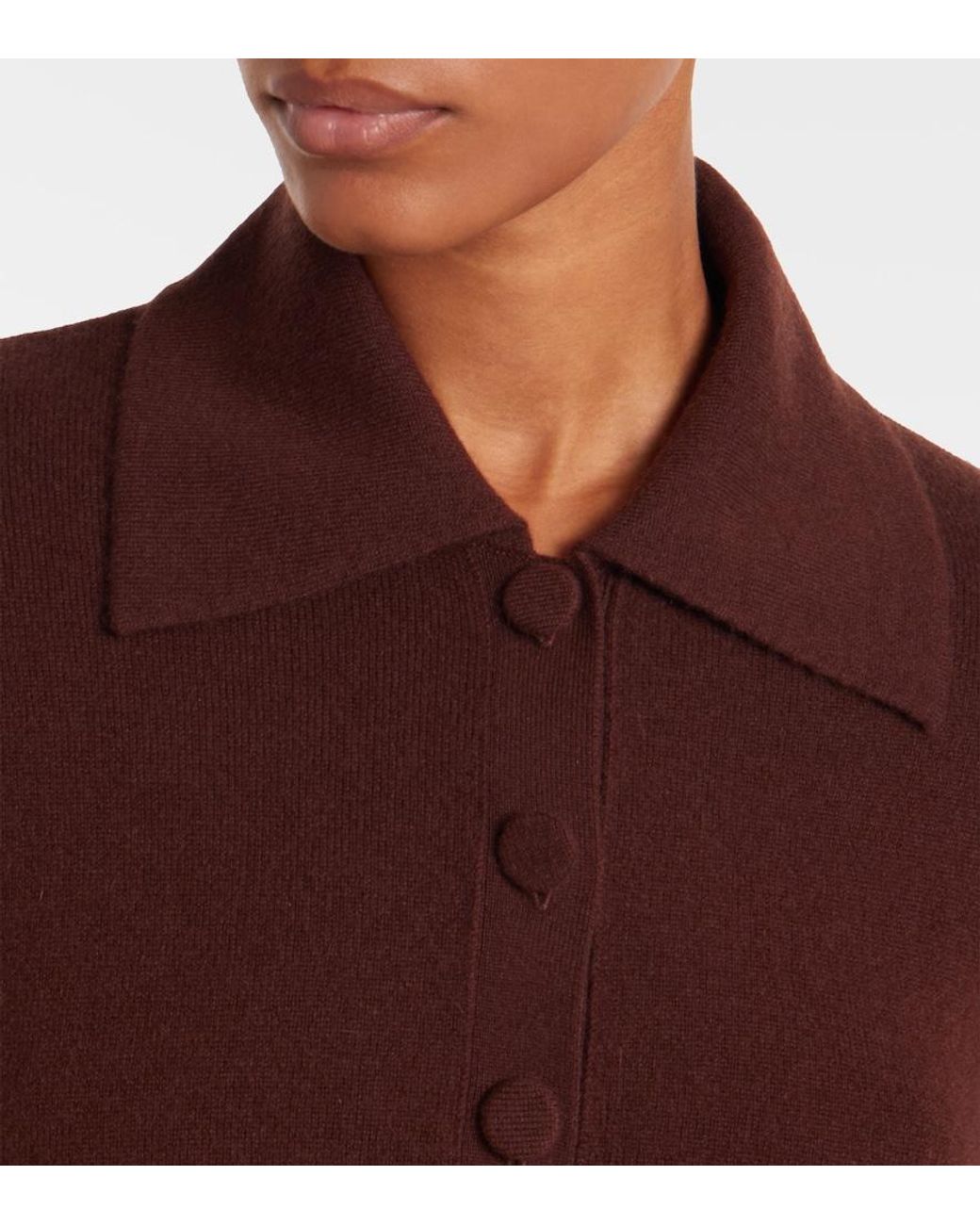 Dries Van Noten Red Cashmere Cardigan