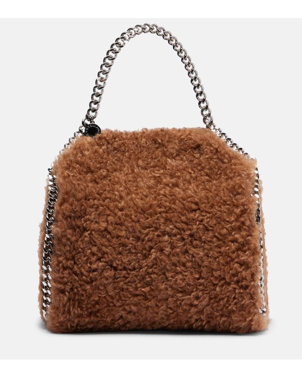 Stella McCartney Brown Falabella Mini Shoulder Bag