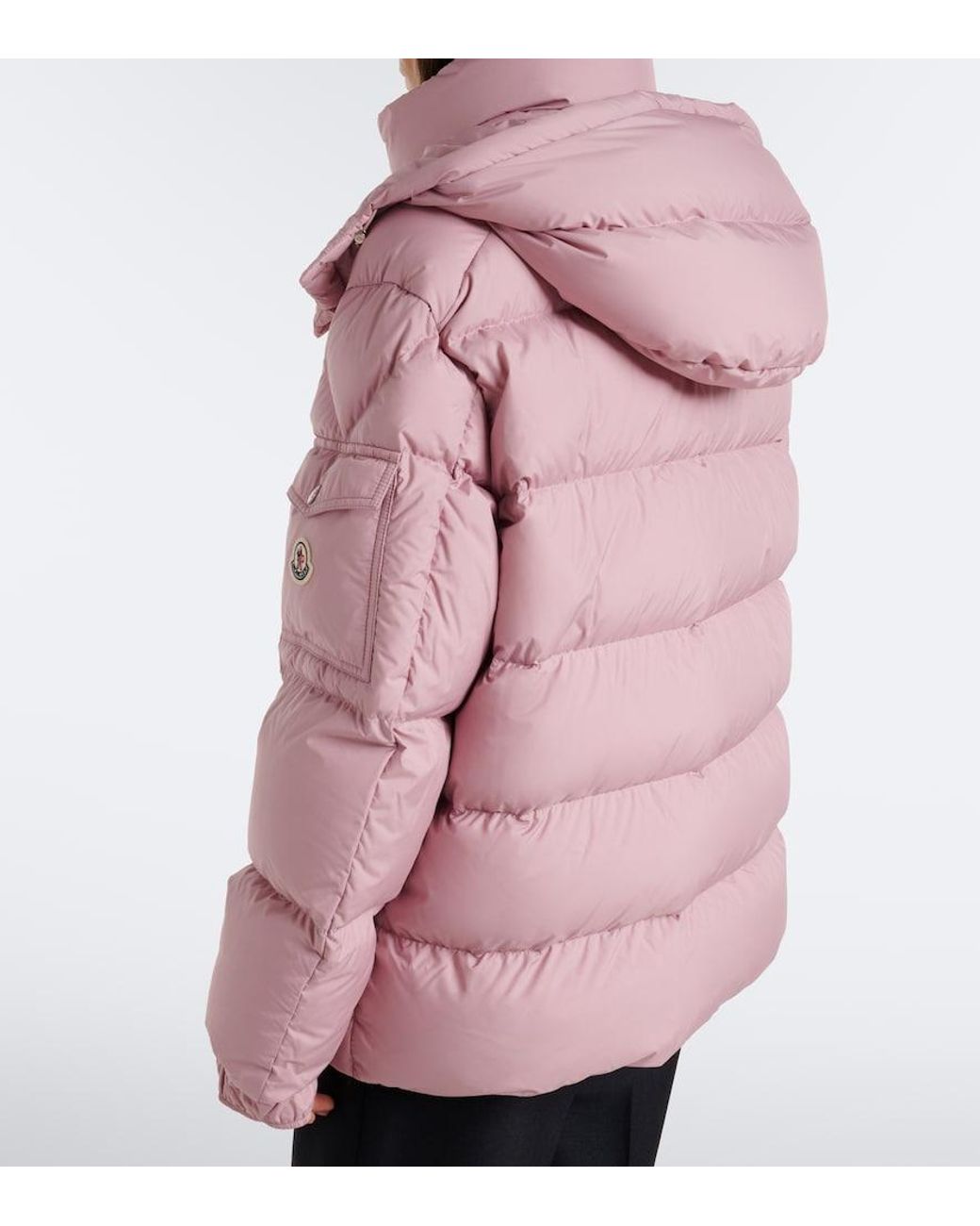 Moncler Pink Maya 70 Hooded Down Jacket