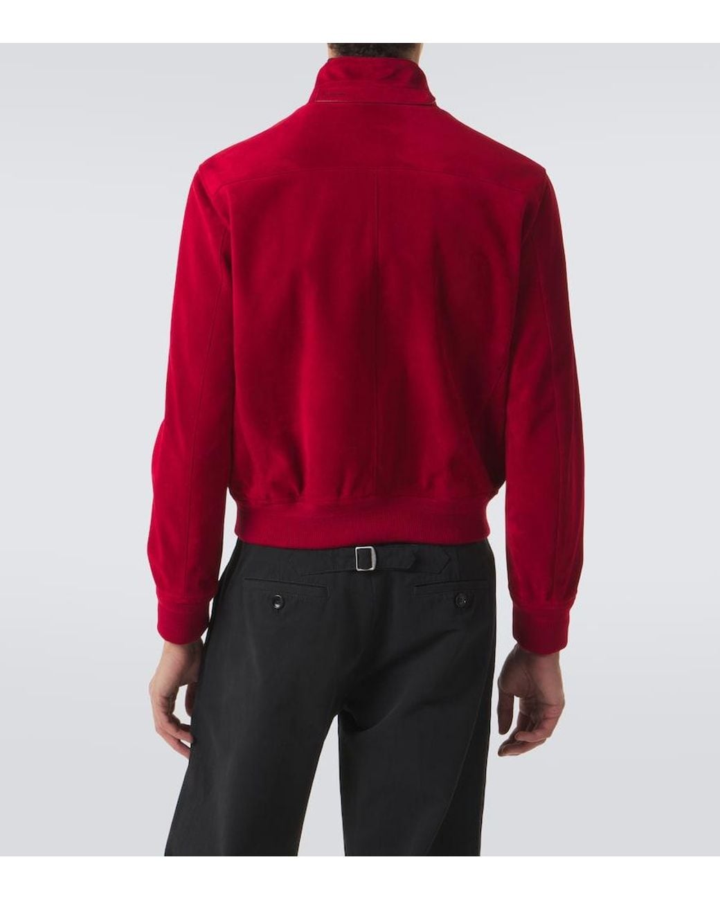 Tom Ford Red Suede Jacket for men