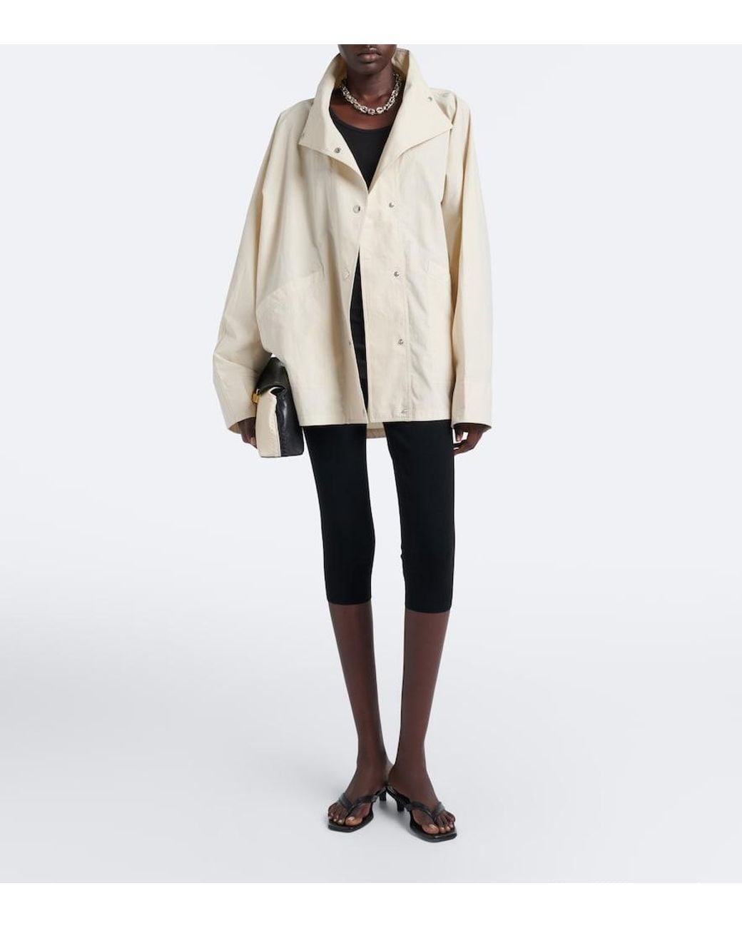 Totême Natural Cotton-Blend Jacket