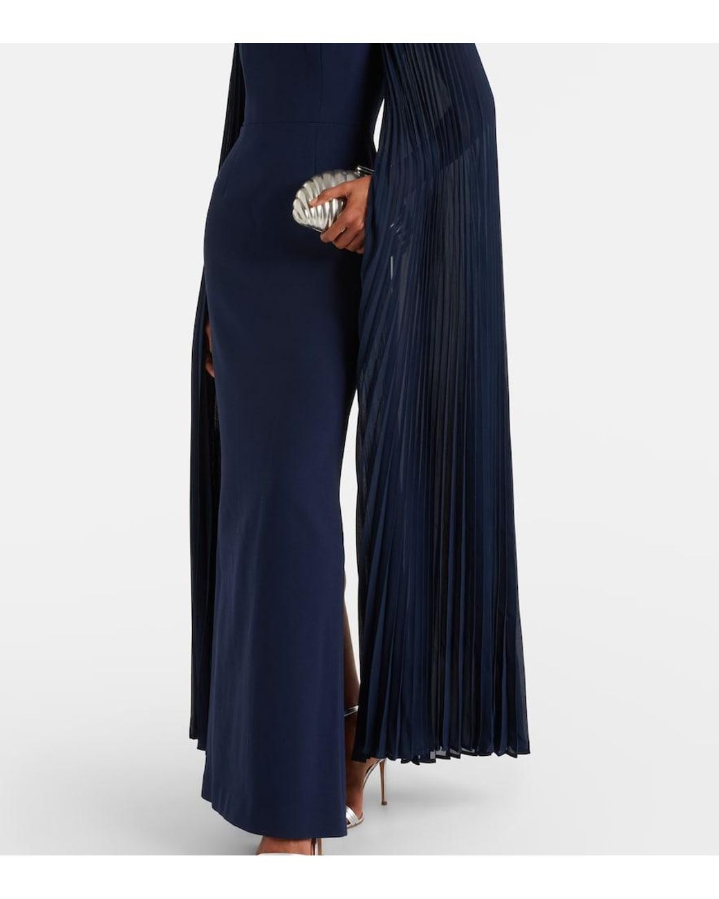 Rebecca Vallance Blue Memphis Embellished Gown
