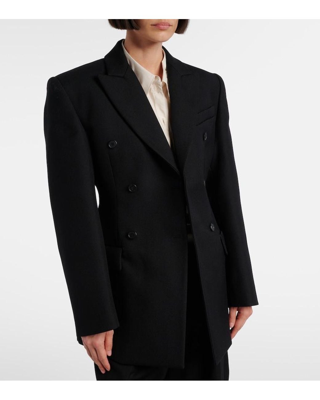 Wardrobe NYC Black Wool Blazer