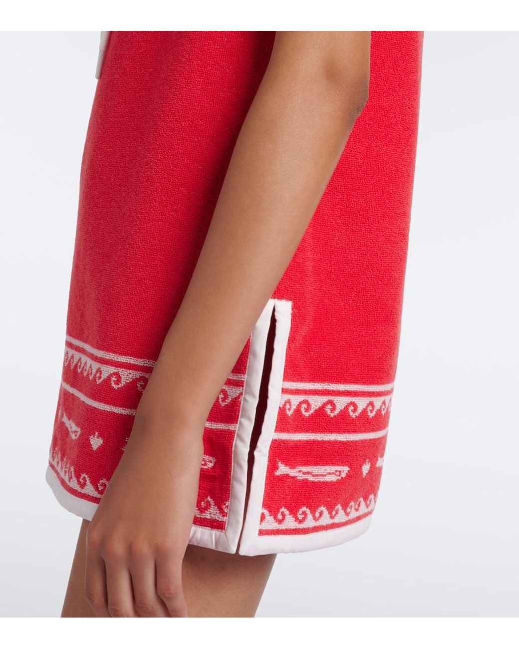 Posse Red Cody Cotton Terry Minidress