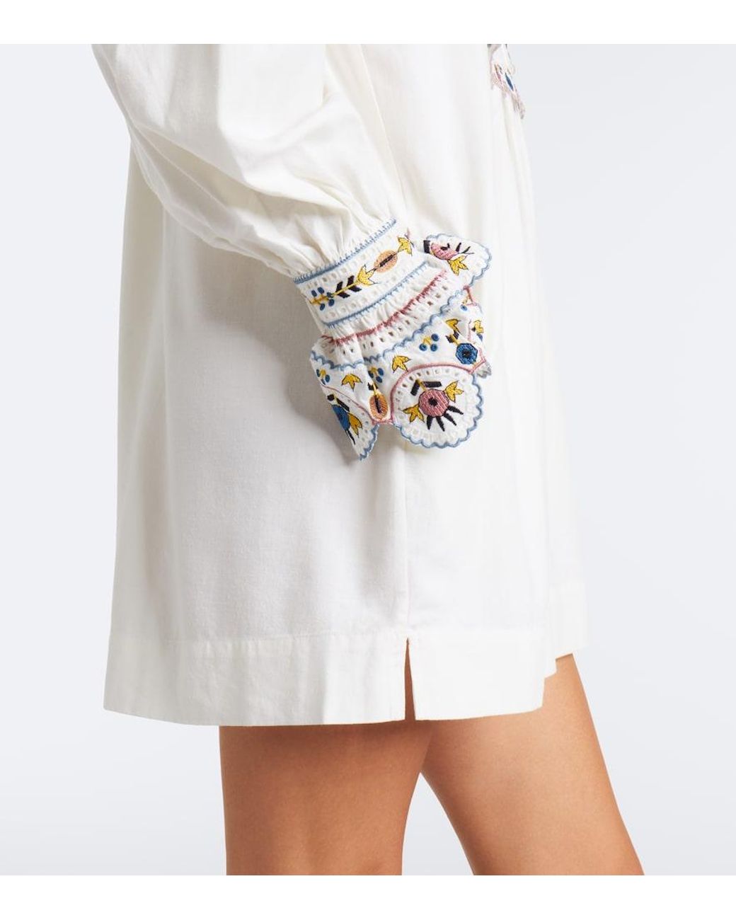 Isabel Marant Natural Merva Embroidered Minidress