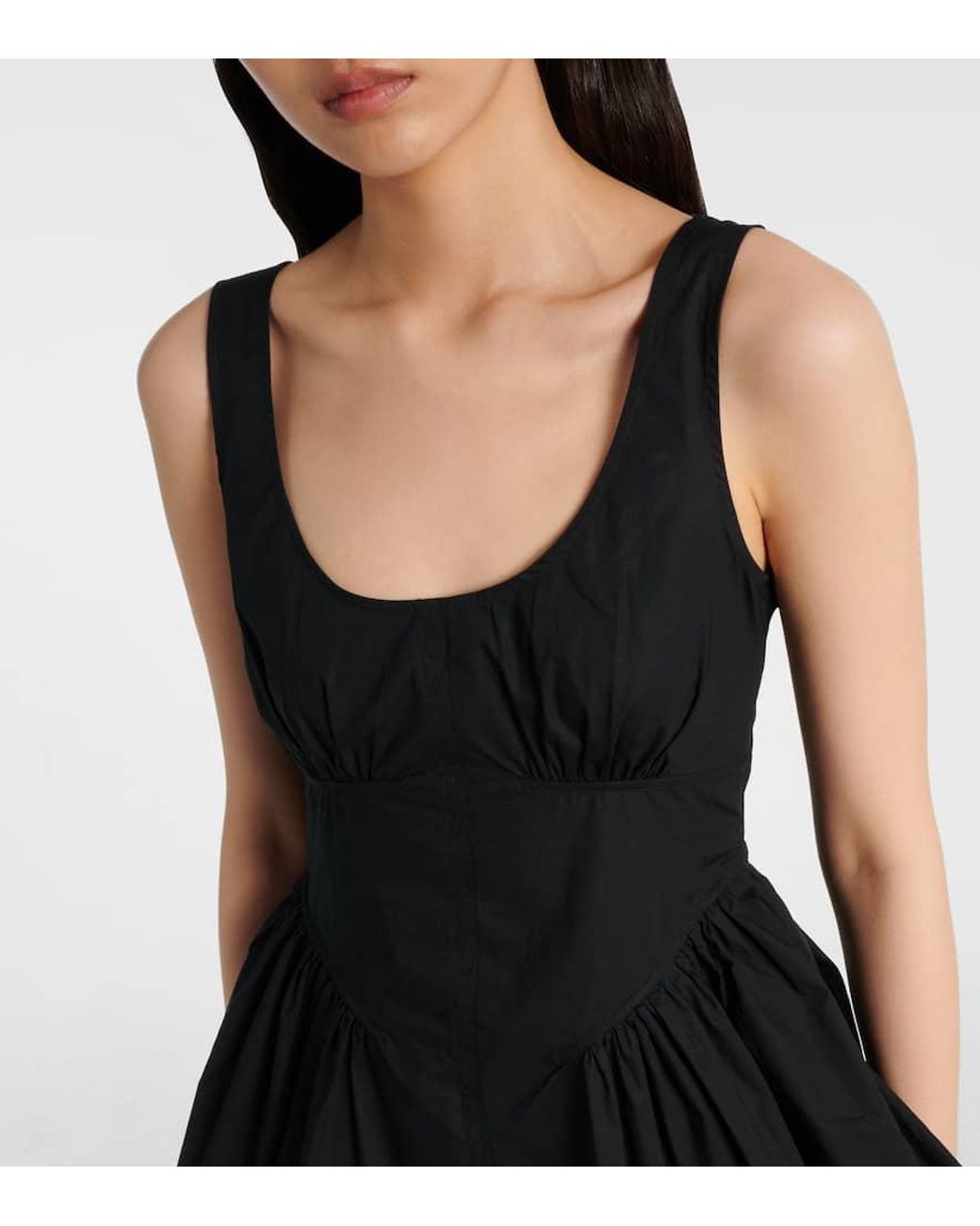 Proenza Schouler Black Label Top Bader Aus Popeline