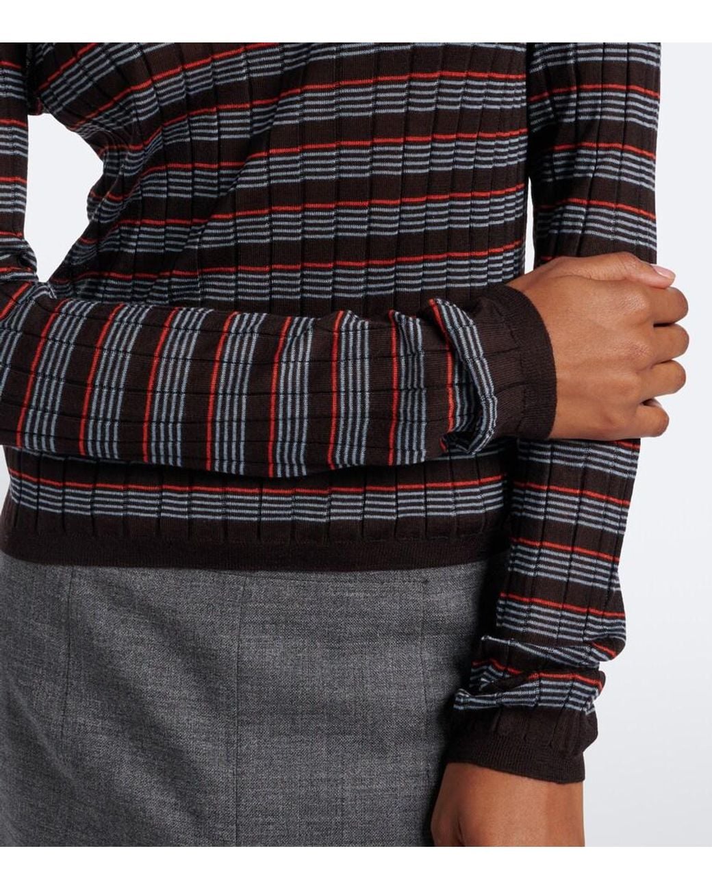 Pullover Polo di Prada in Black