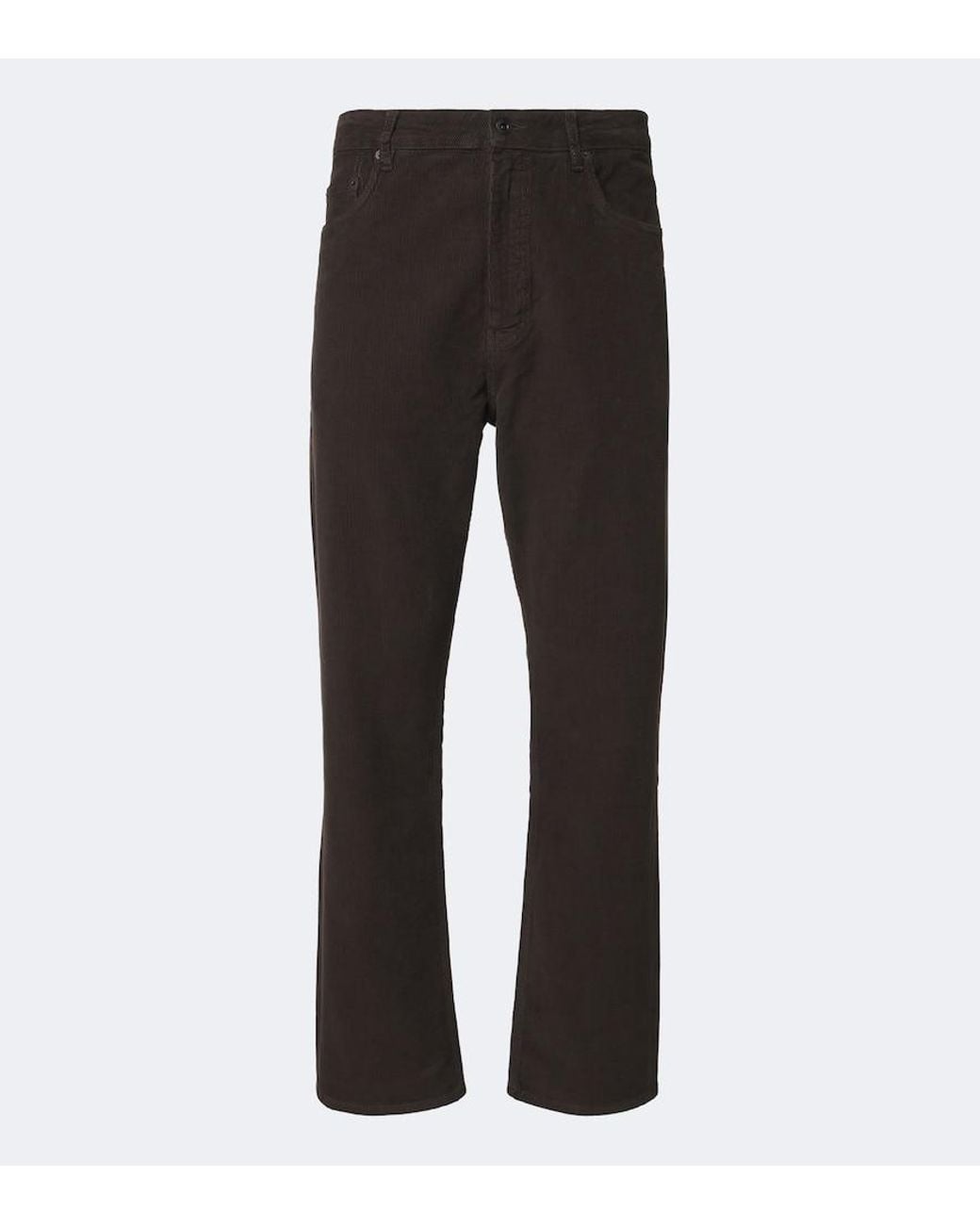 Studio Nicholson Gray '90S Cotton Corduroy Straight Pants for men