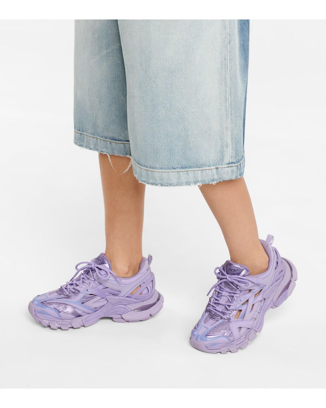 Balenciaga Track 2.0 Sneakers in Purple | Lyst