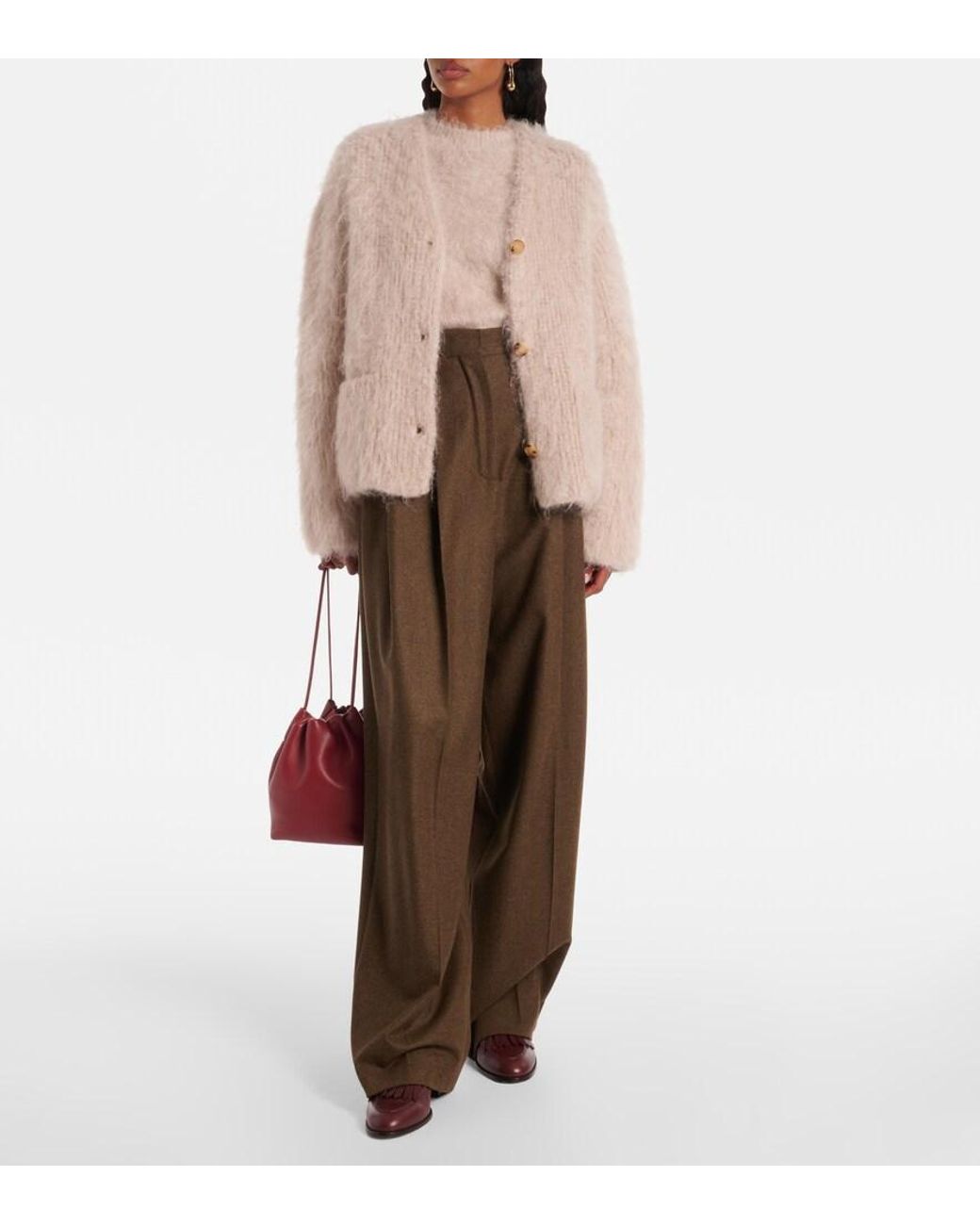 Pullover Cherry Hill di Loro Piana in Natural
