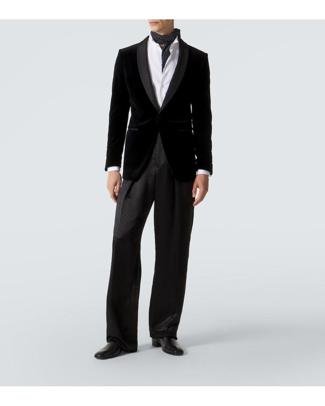 Tom Ford White Cotton Muslin Shirt for men