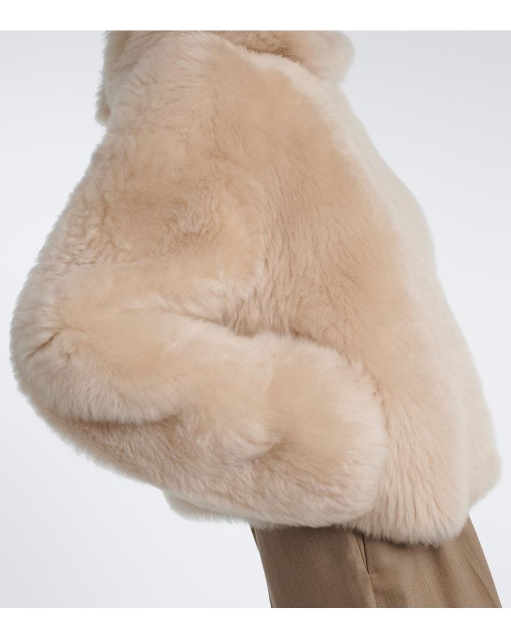 Arma Natural Bianca Reversible Shearling Jacket