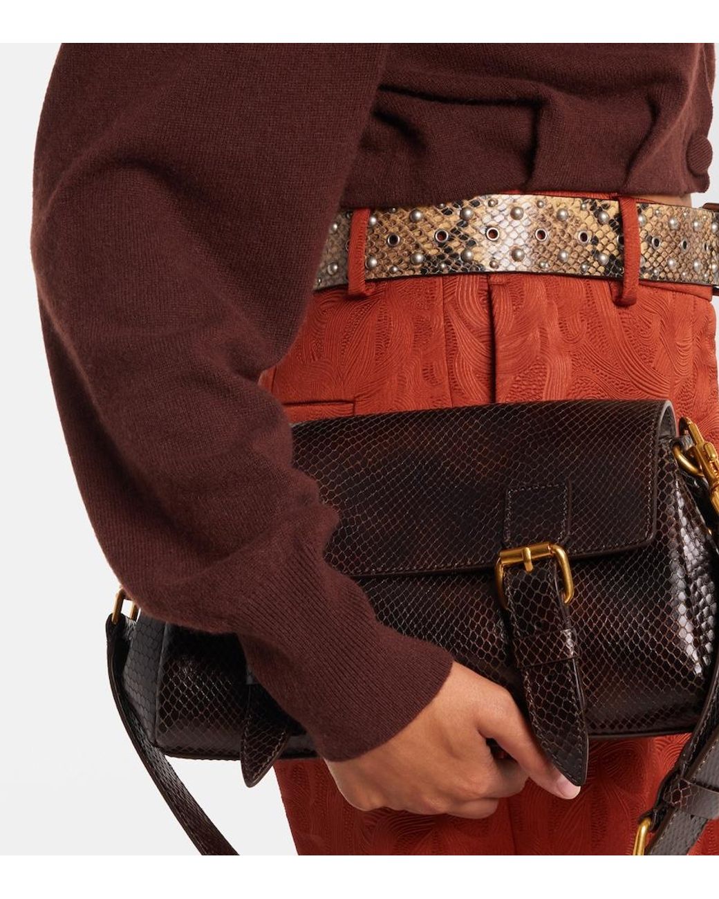 Dries Van Noten Red Cashmere Cardigan