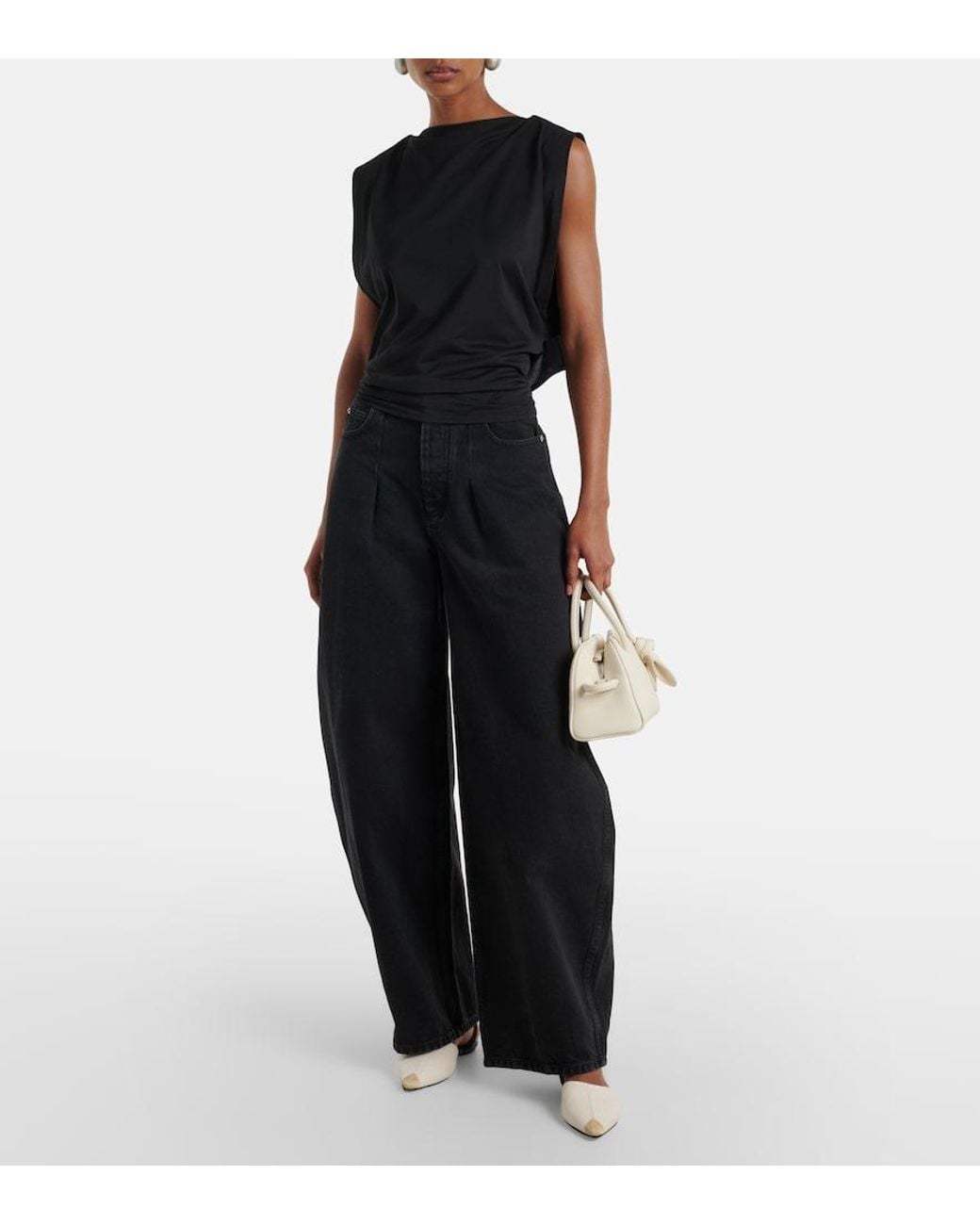 Top Marcel Moisson di Jacquemus in Black