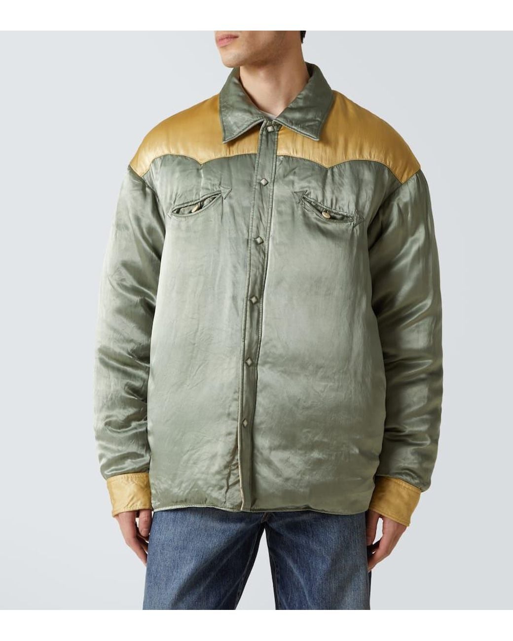 Visvim Green Lightcloud Down Jacket for men