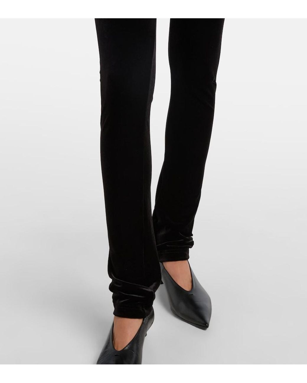 Junya Watanabe Black Jersey Slim Pants
