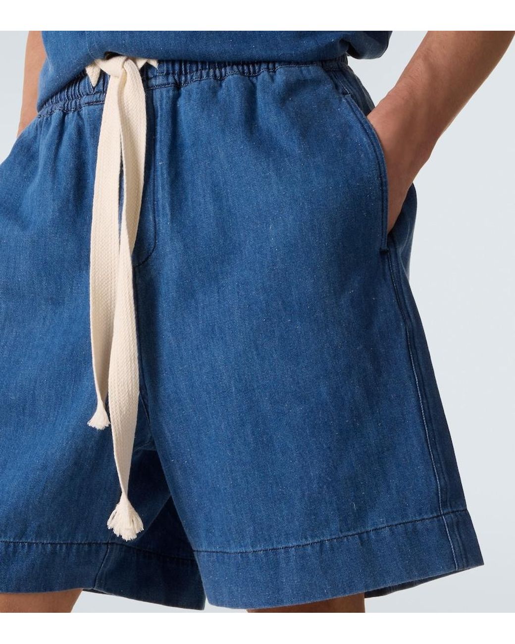 Bermuda En Jean Commas pour homme en coloris Blue