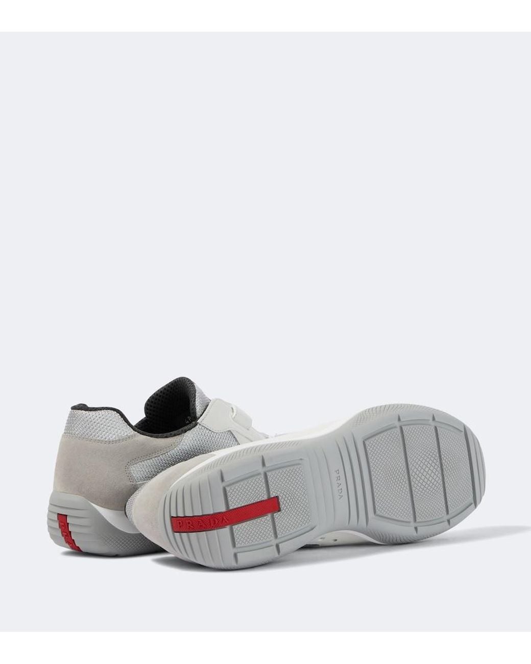 Prada White America's Cup Original Sneakers for men