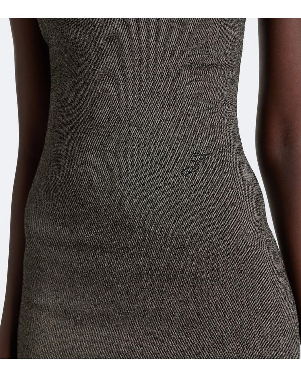 Jacquemus Gray Pina Midi Dress