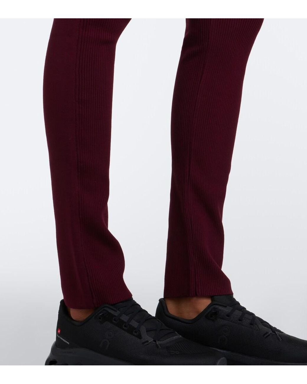 Adidas By Stella McCartney Purple Ribbed-Knit Catsuit