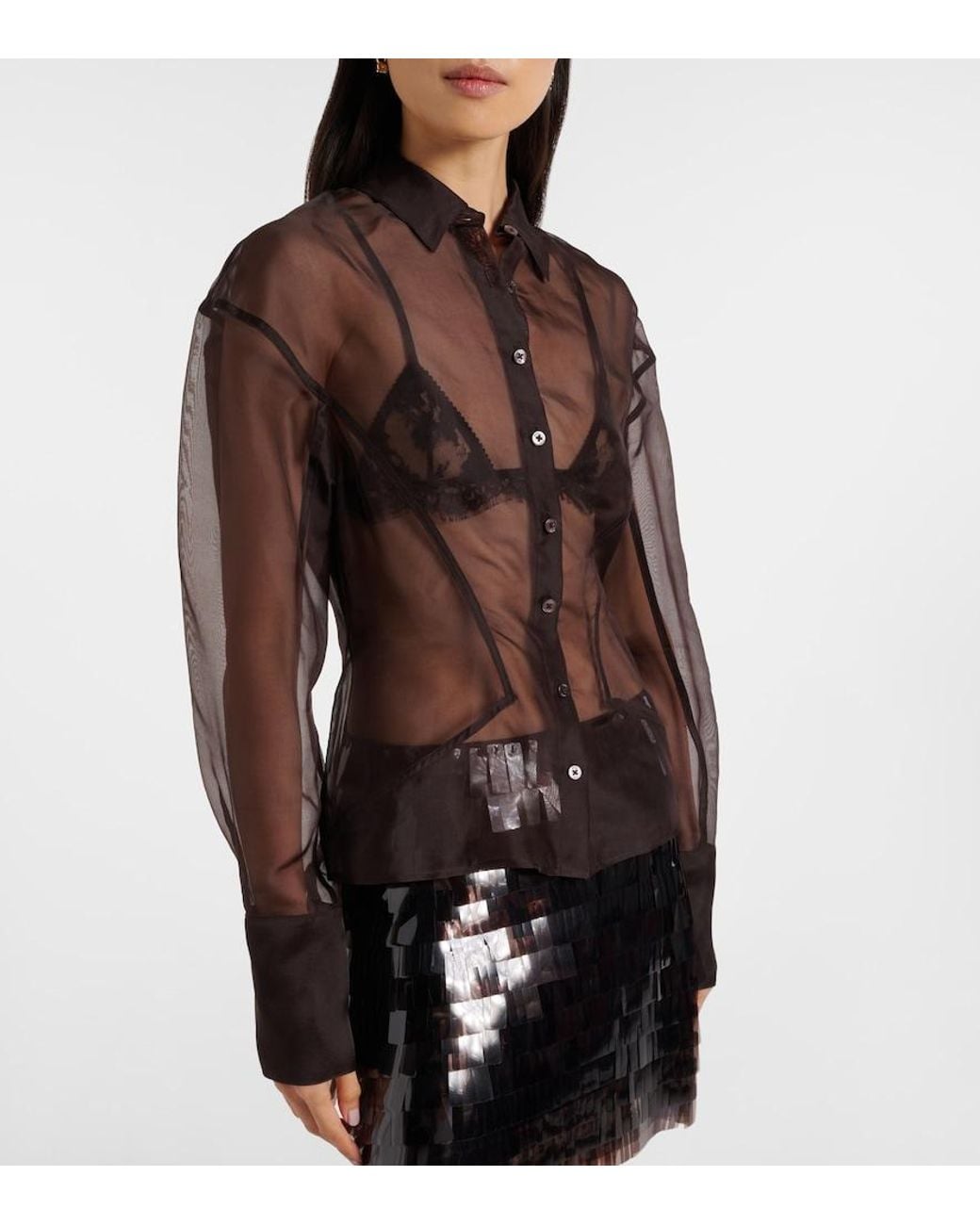 Camicia Aida di Staud in Brown