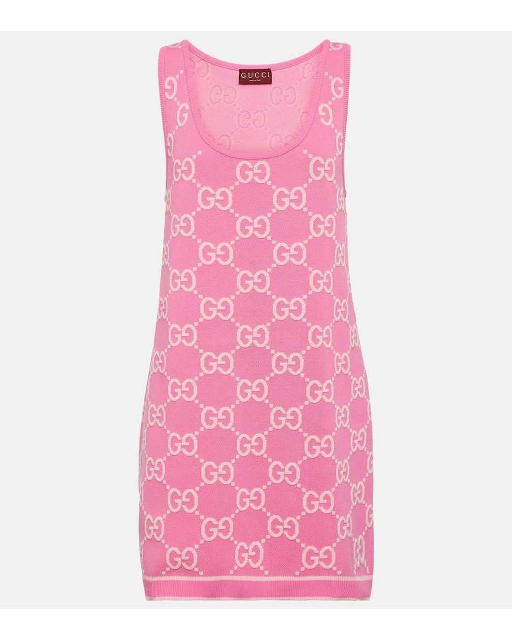 gucci-pink-GG-Cotton-Jacquard-