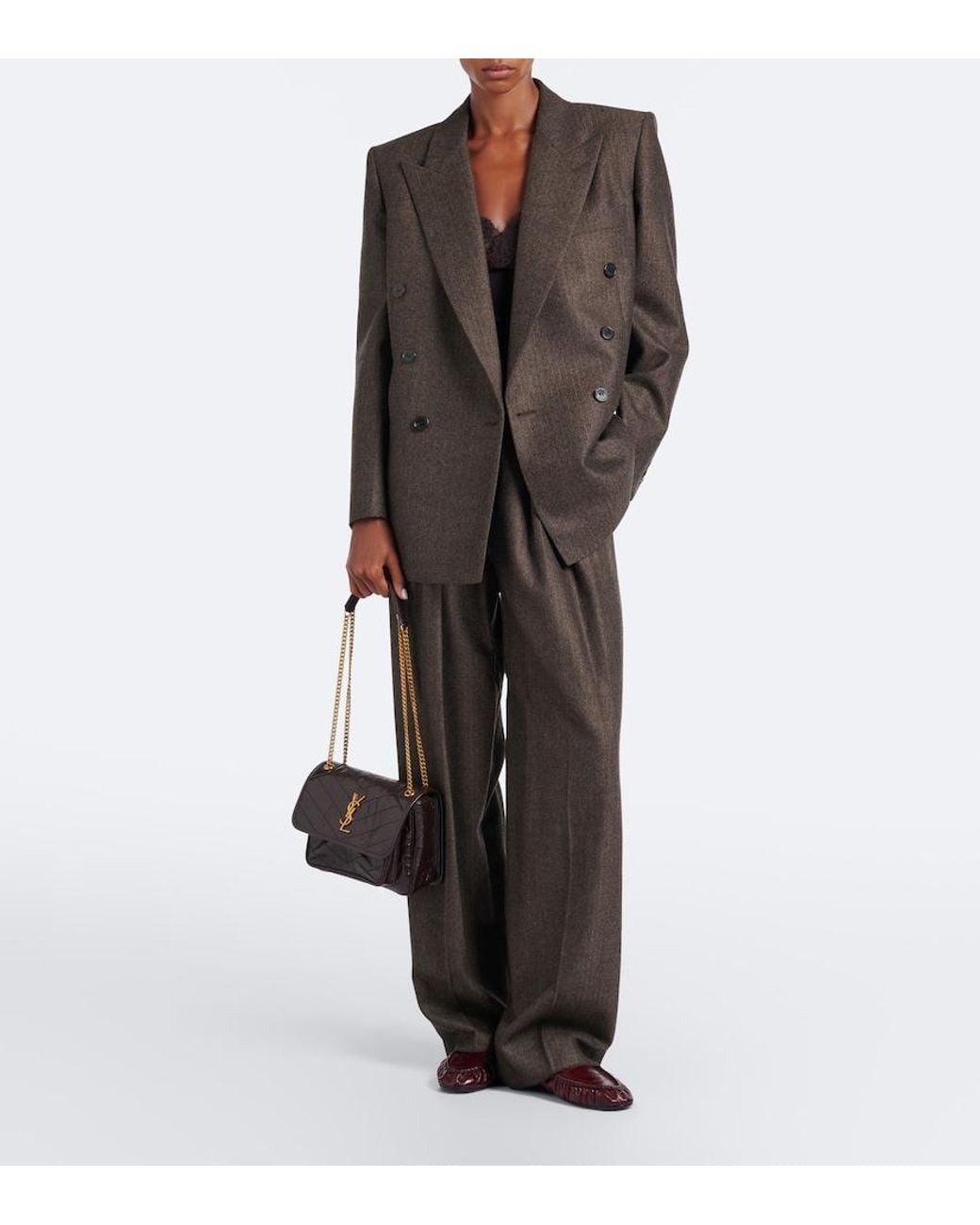 Saint Laurent Black Niki Small Leather Shoulder Bag