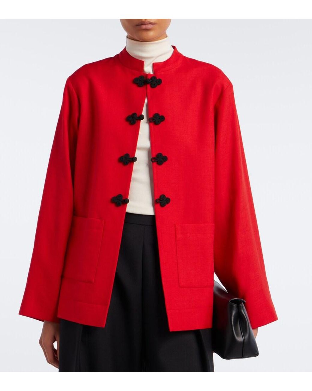 Rohe Red Single-Breasted Jacket