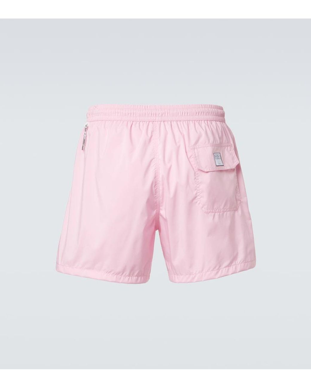 Fedeli Pink Madeira Swim Trunks for men