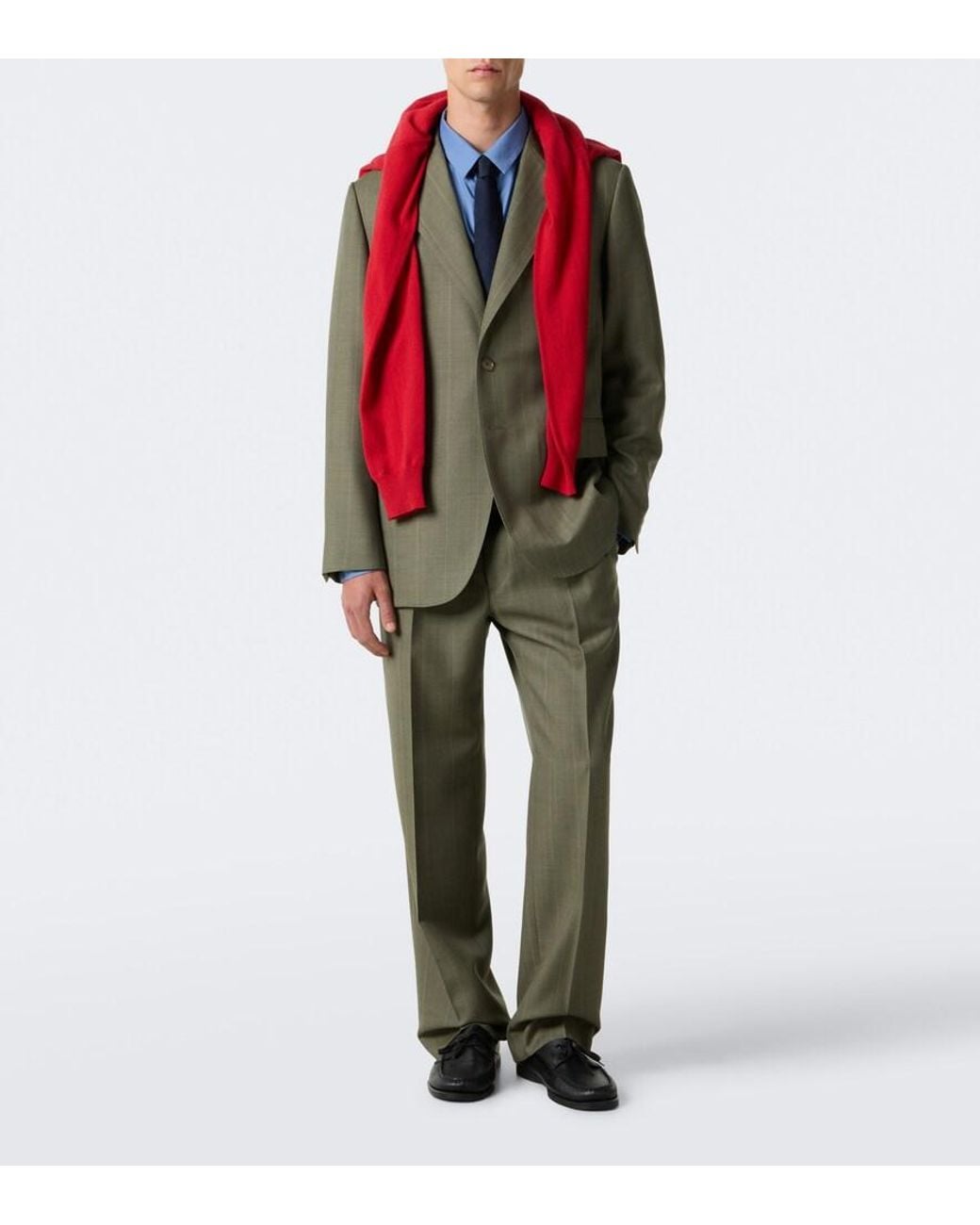 Blazer di Auralee in Green da Uomo