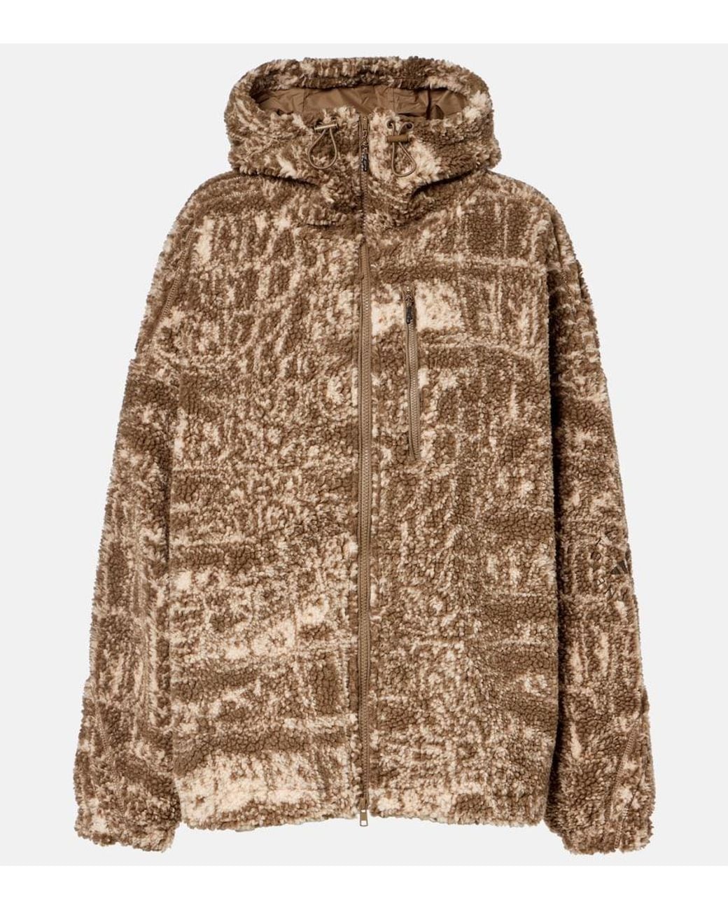 Adidas By Stella McCartney Brown Fleece Jacket