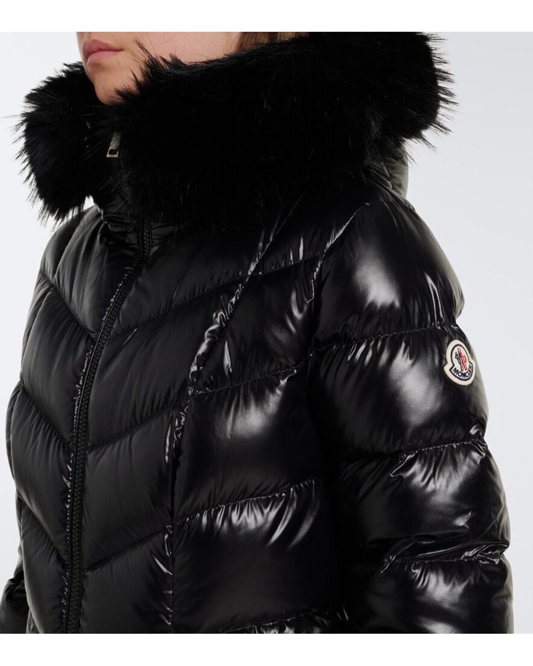 Moncler Black Fulmar Hooded Down Jacket