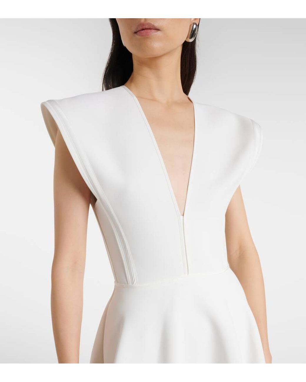 Maticevski White Midikleid Empath