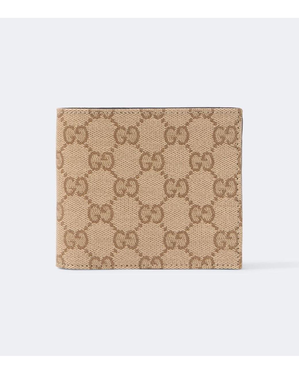 Gucci Natural Essence Classic Gg Canvas Wallet for men