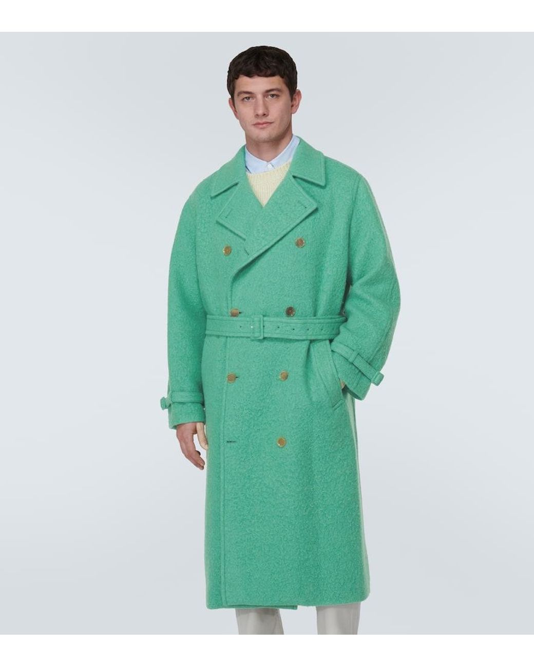 オーラリー ALPACA WOOL MELTON TRENCH COAT オーラリー ALPACA WOOL MELTON TRENCH COAT