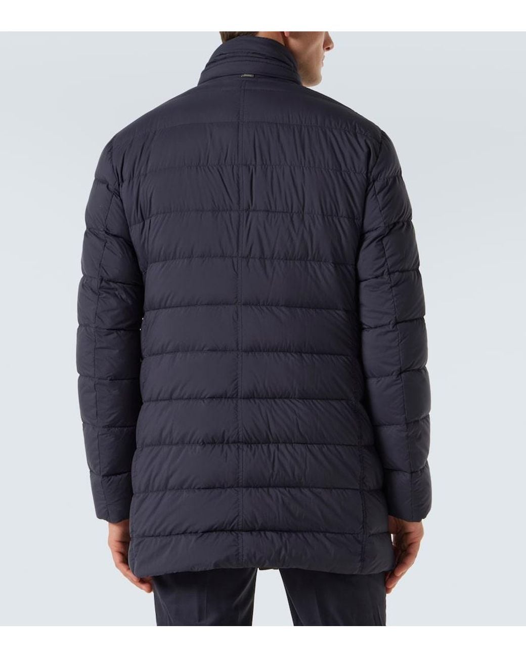 Herno Blue Convertible Down Coat for men