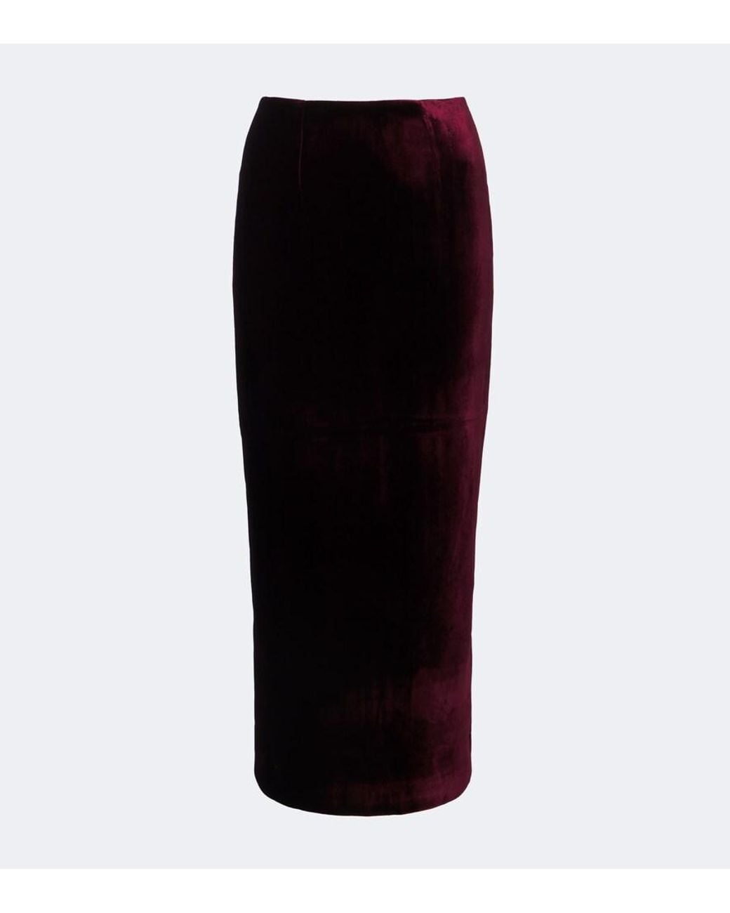 Roland Mouret Black Velvet Pencil Skirt
