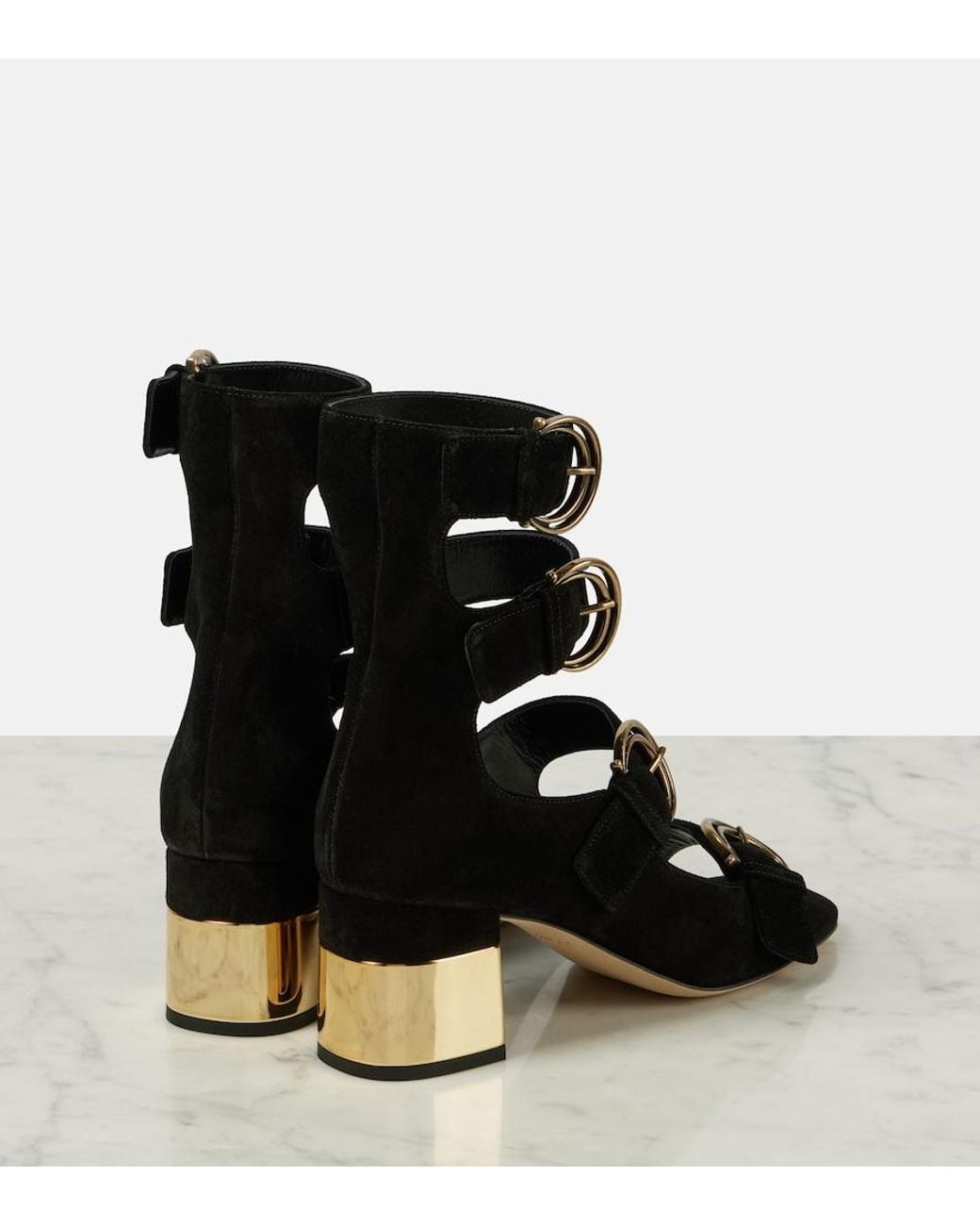 Chloé Black Alizè Heeled Sandal
