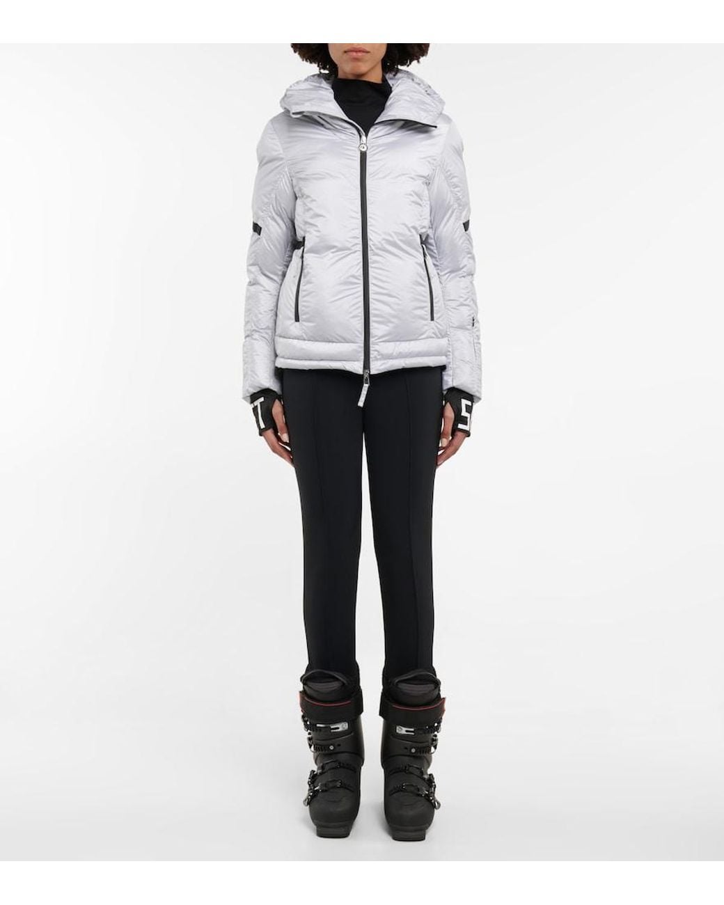 Jet Set Gray Joanna Padded Ski Jacket