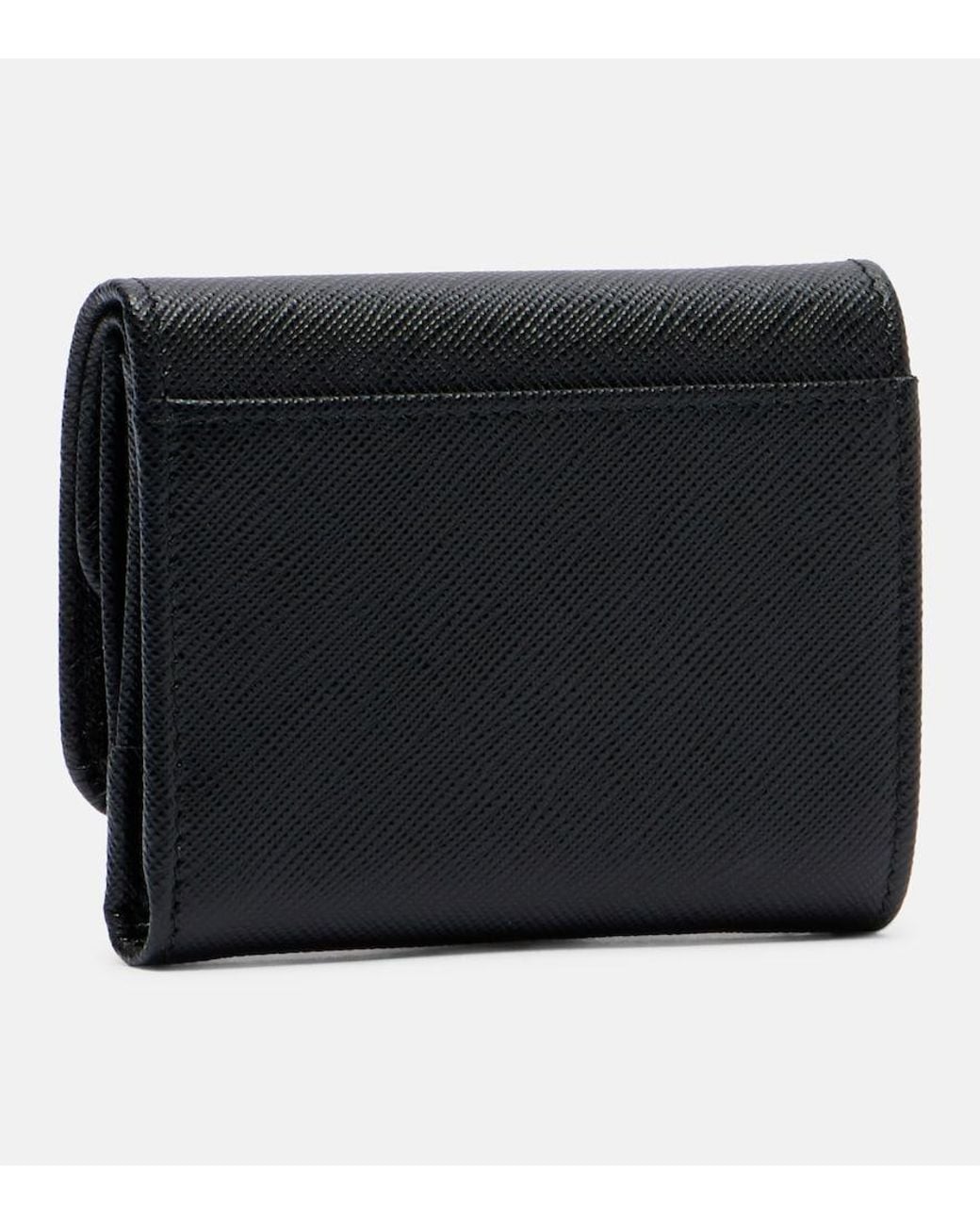 Prada Black Saffiano Small Leather Wallet