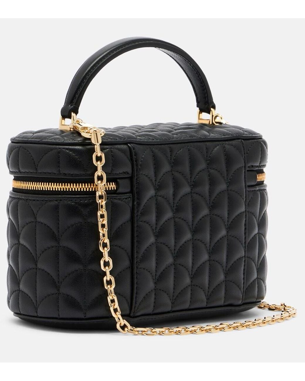 BVLGARI Black Divas' Dream Small Leather Vanity Bag