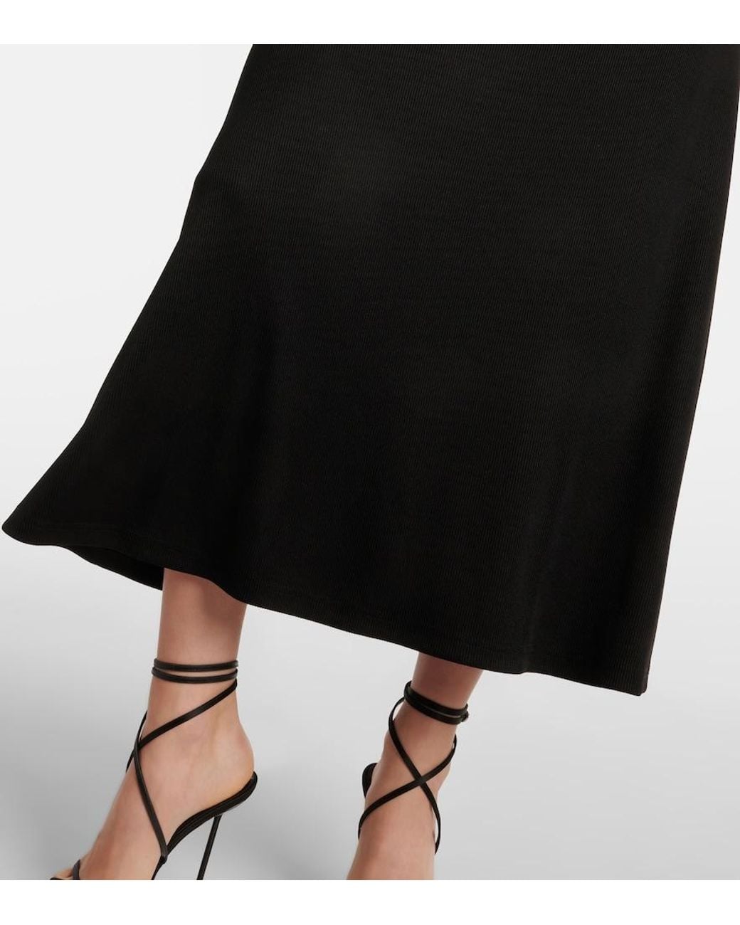 Christopher Esber Black Open Twist Cutout Maxi Dress