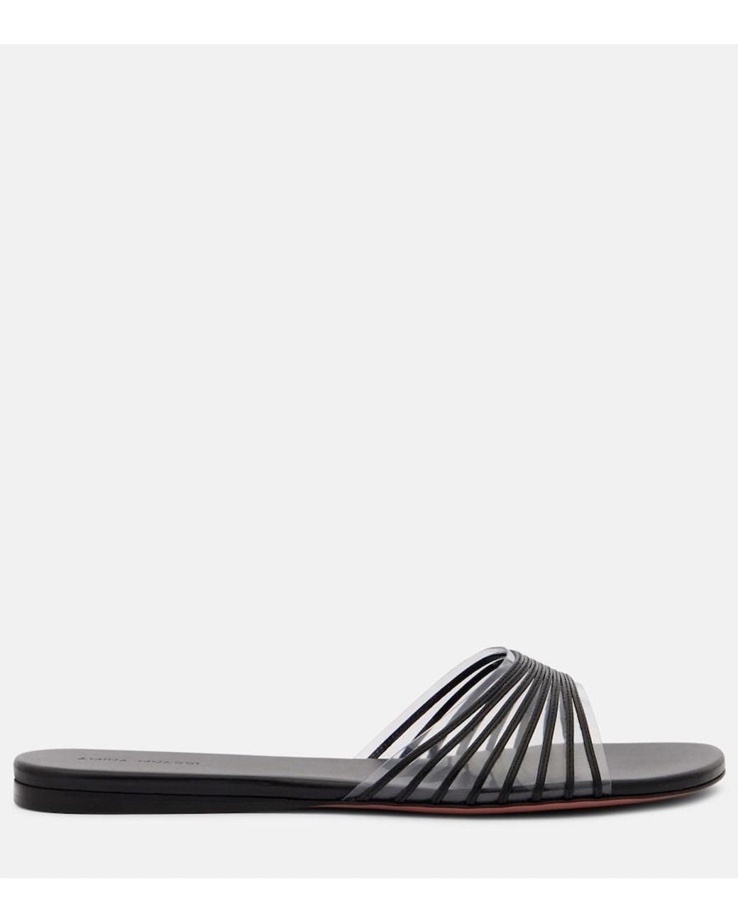 AMINA MUADDI Black Mookie Slides