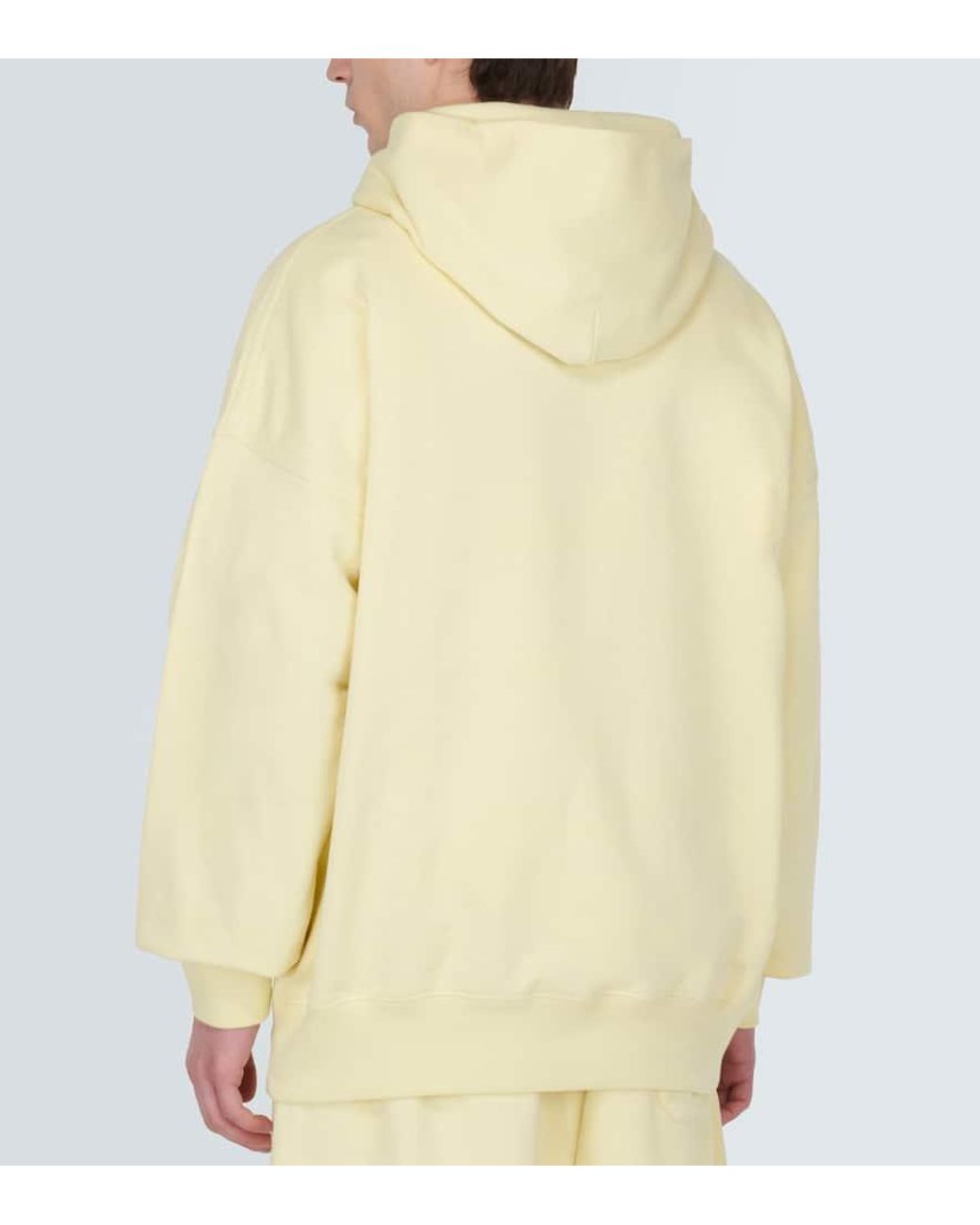 【GUCCI】HOODED SWEATSHIRT LIGHT FELTED COTTON JE◆700120XJE Gucci - Embellished felted cotton hoodie Gucci