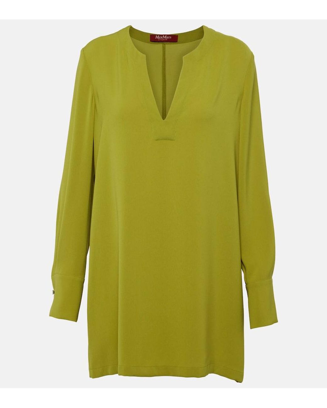 Max Mara Green Oboli Blouse