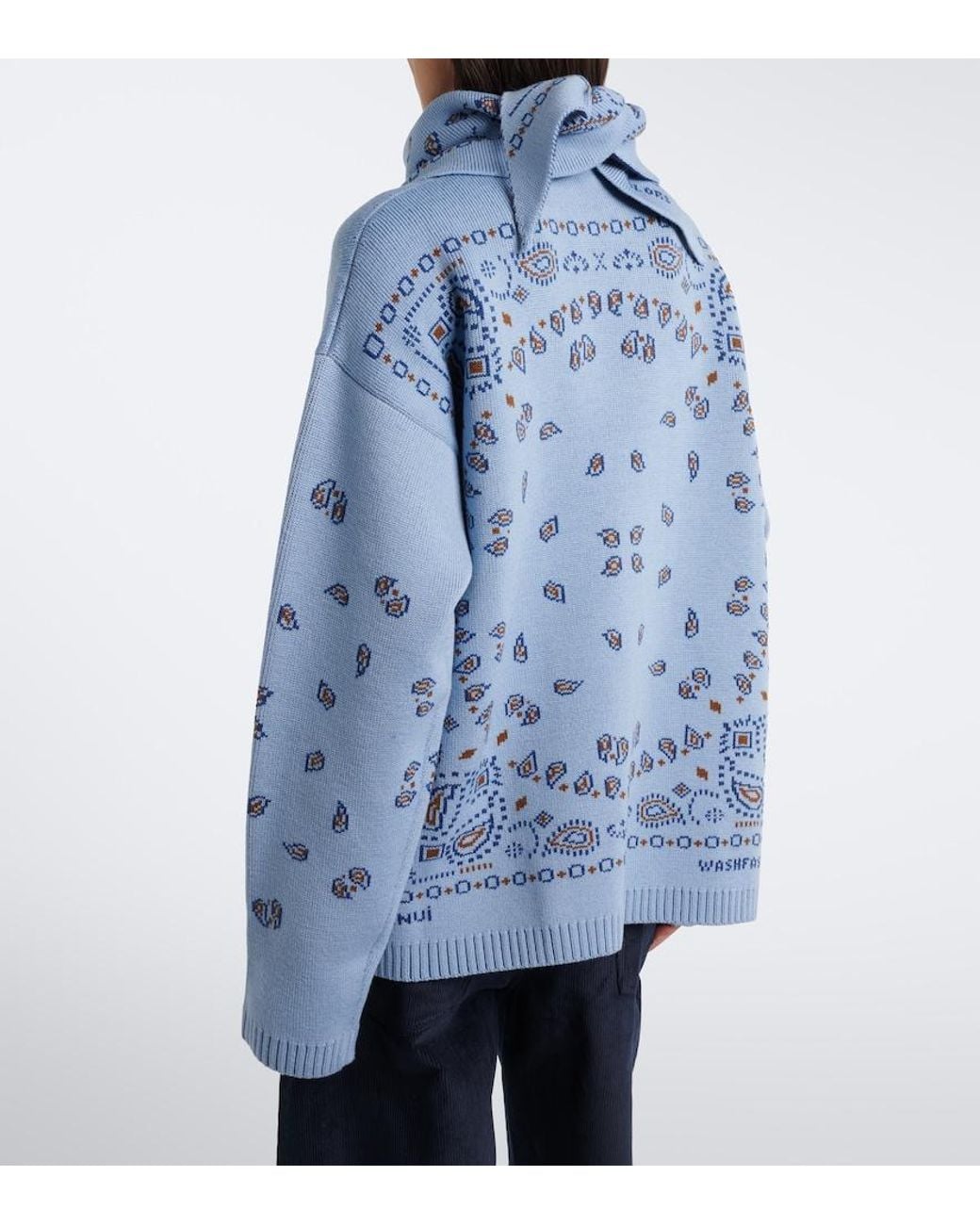Pullover Bandana di Alanui in Blue
