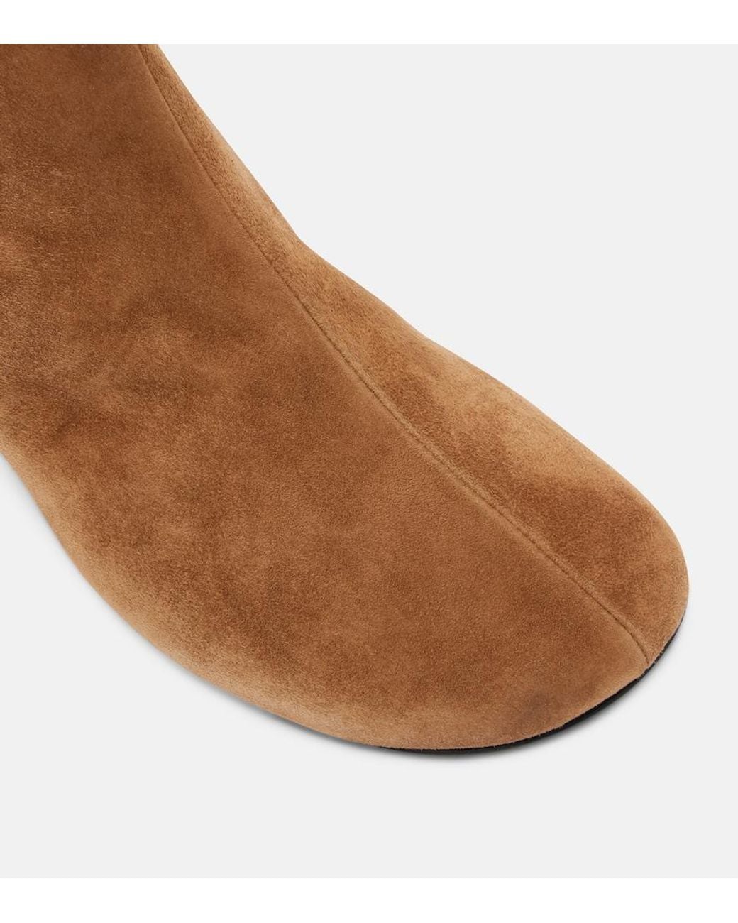 Proenza Schouler Brown Glove Suede Ankle Boots