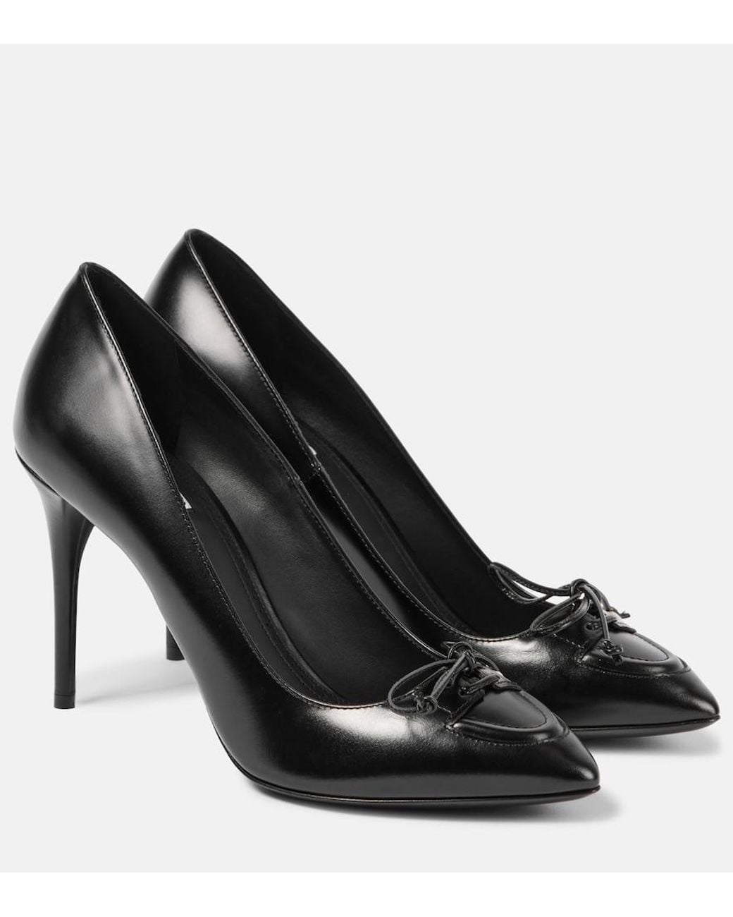 Alaïa Black 90 Leather Pumps